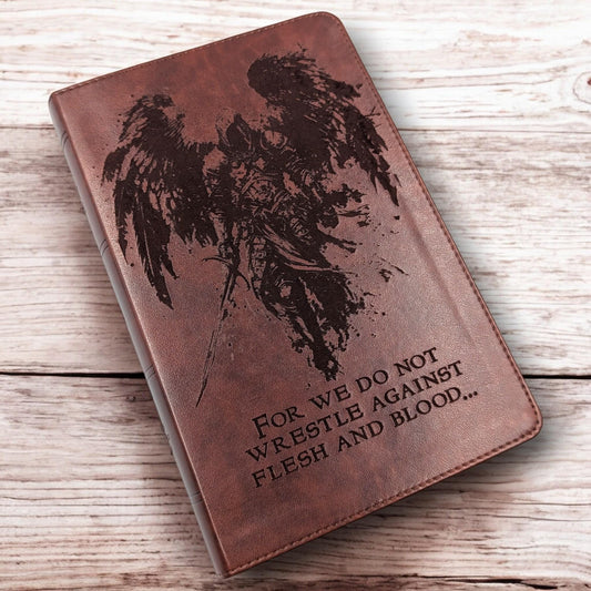 Personalized ESV Bible Large Print: Engraved Michael the Archangel