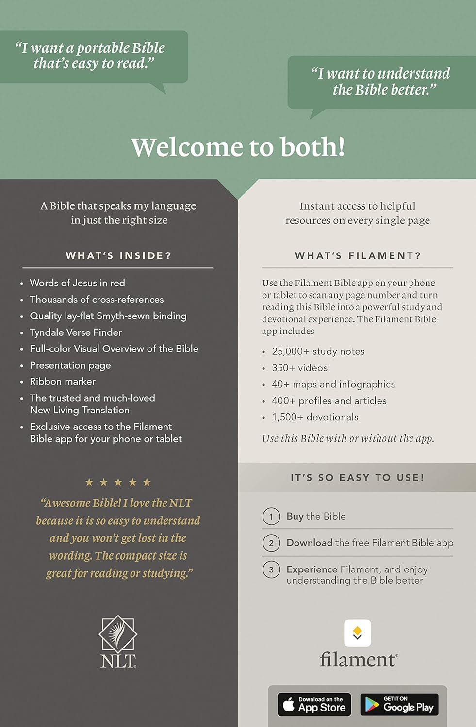 Personalized NLT Thinline Reference Bible: Engraved Crown of Thorns, Rustic Brown Leatherlike
