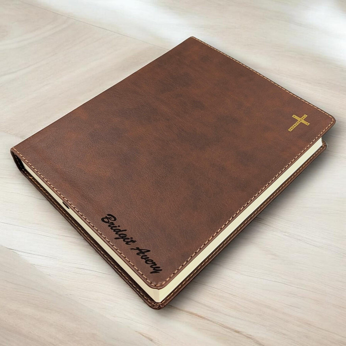 Personalized NIV Journal Bible: Engraved with Name Only, Lined Wide Margins