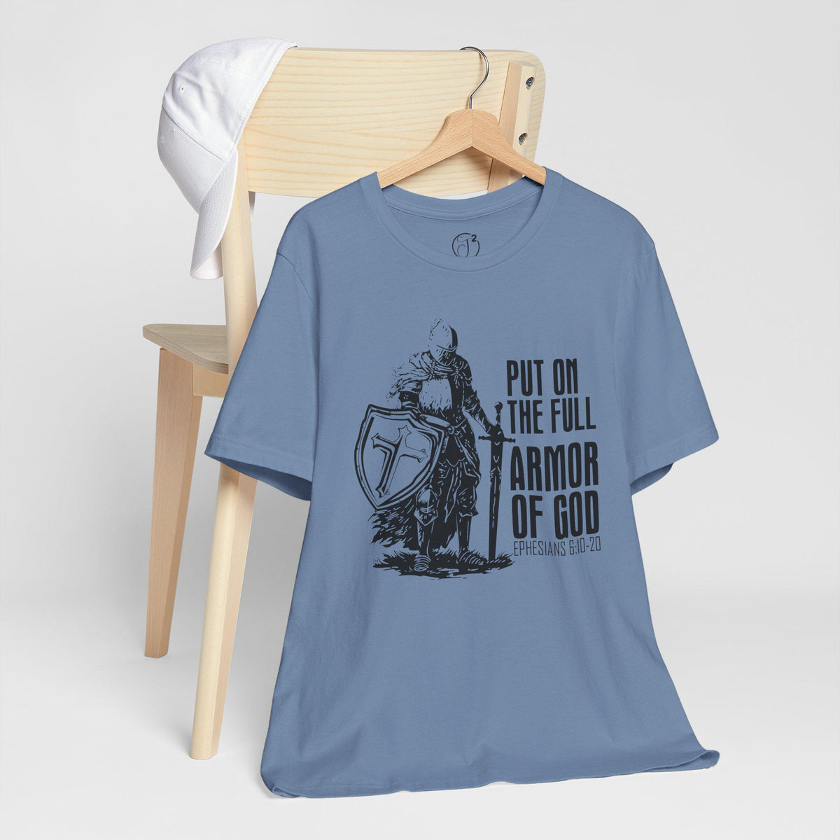 Armor of God T-Shirt: Christian Knight, Bible Verse Tee