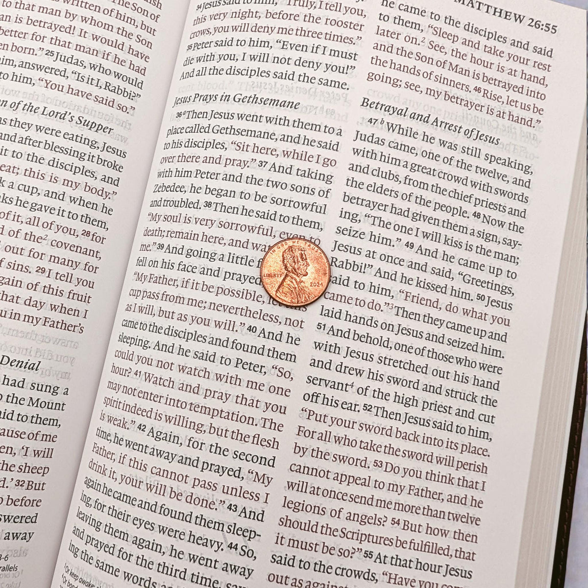 Personalized ESV Bible Large Print: Engraved Buck Deer