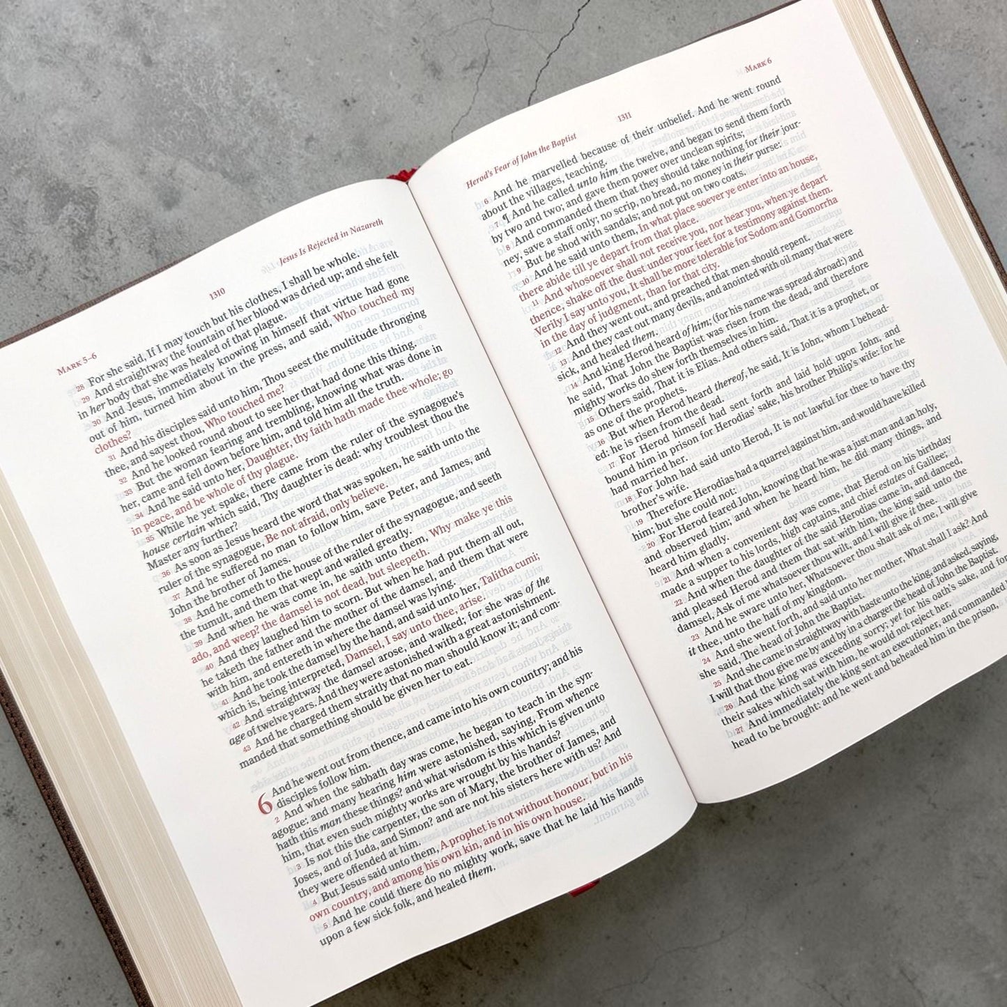 Personalized KJV Bible: Lion, Cross, Empty Tomb & Last Supper Engraving, Wide Margin, Brown Leatherlike