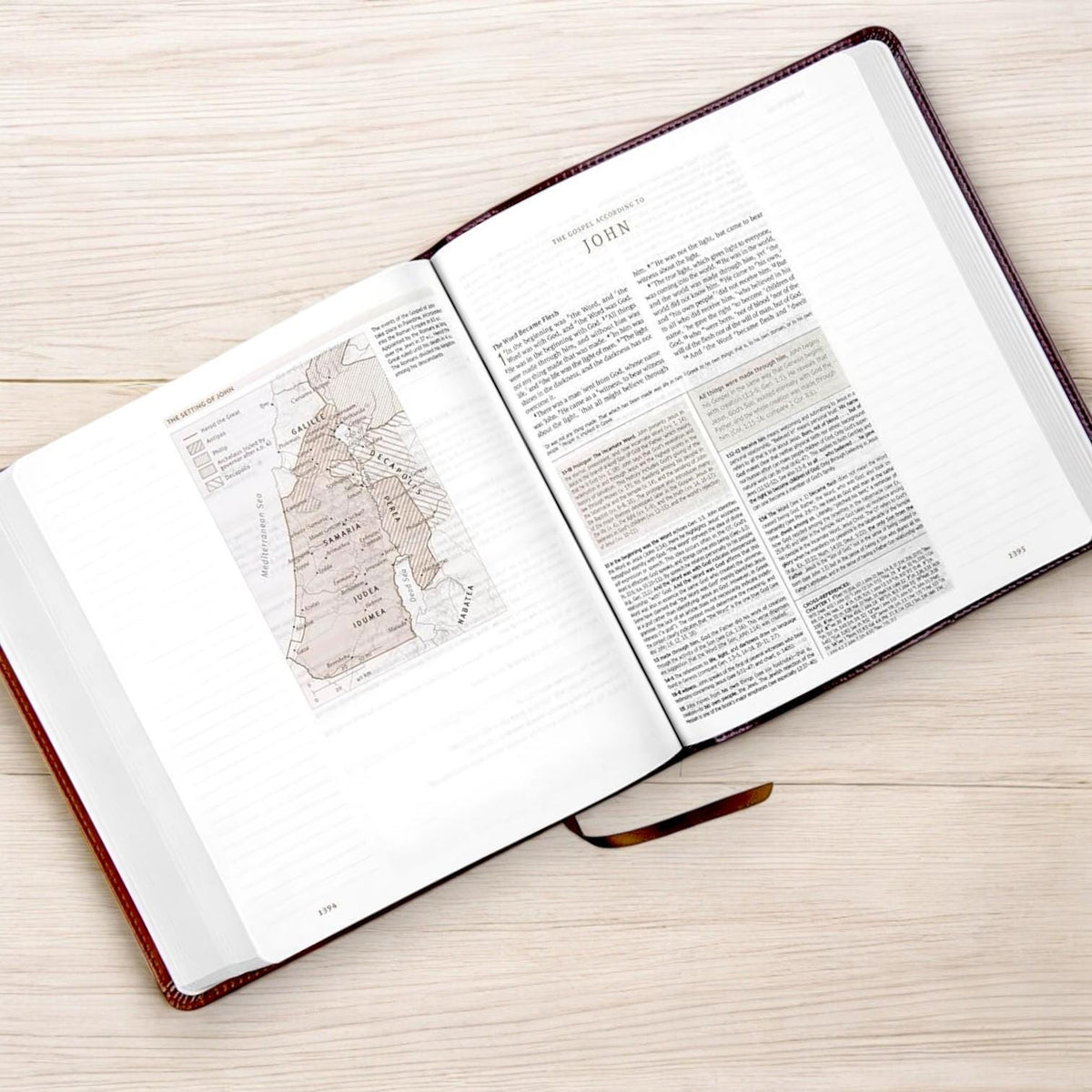Personalized ESV Journal Study Bible: Engraved Bee and Honeycomb Design, Lined Wide Margins