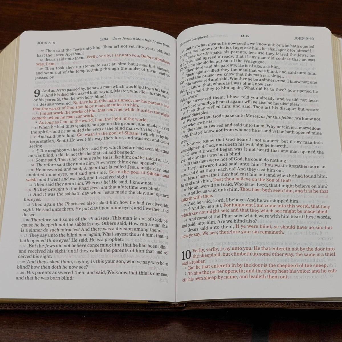 Personalized KJV Bible Personal Size: Engraved Buck Deer, Brown Leatherlike