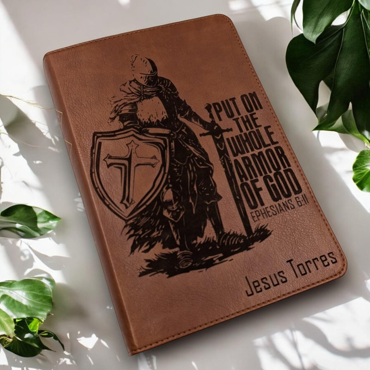 Personalized ESV Spanish English Parallel Bible: Engraved Armor of God, Reina-Valera Translation