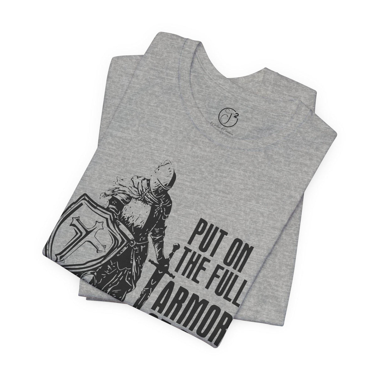Armor of God T-Shirt: Christian Knight, Bible Verse Tee