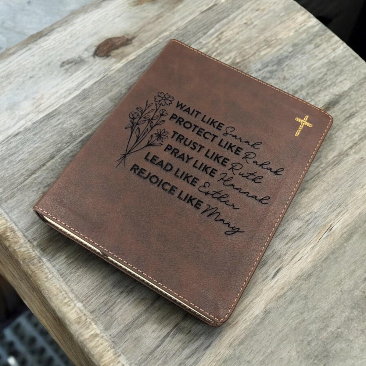 Personalized NIV Journal Bible: Engraved Inspirational Women of the Bible, Lined Wide Margins