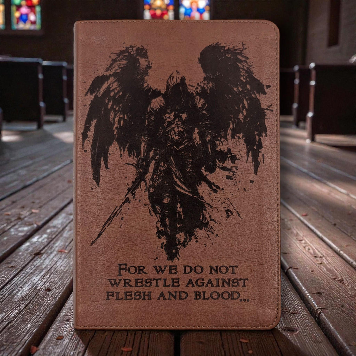 Personalized ESV Spanish English Parallel Bible: Engraved Michael the Archangel, Reina-Valera Translation