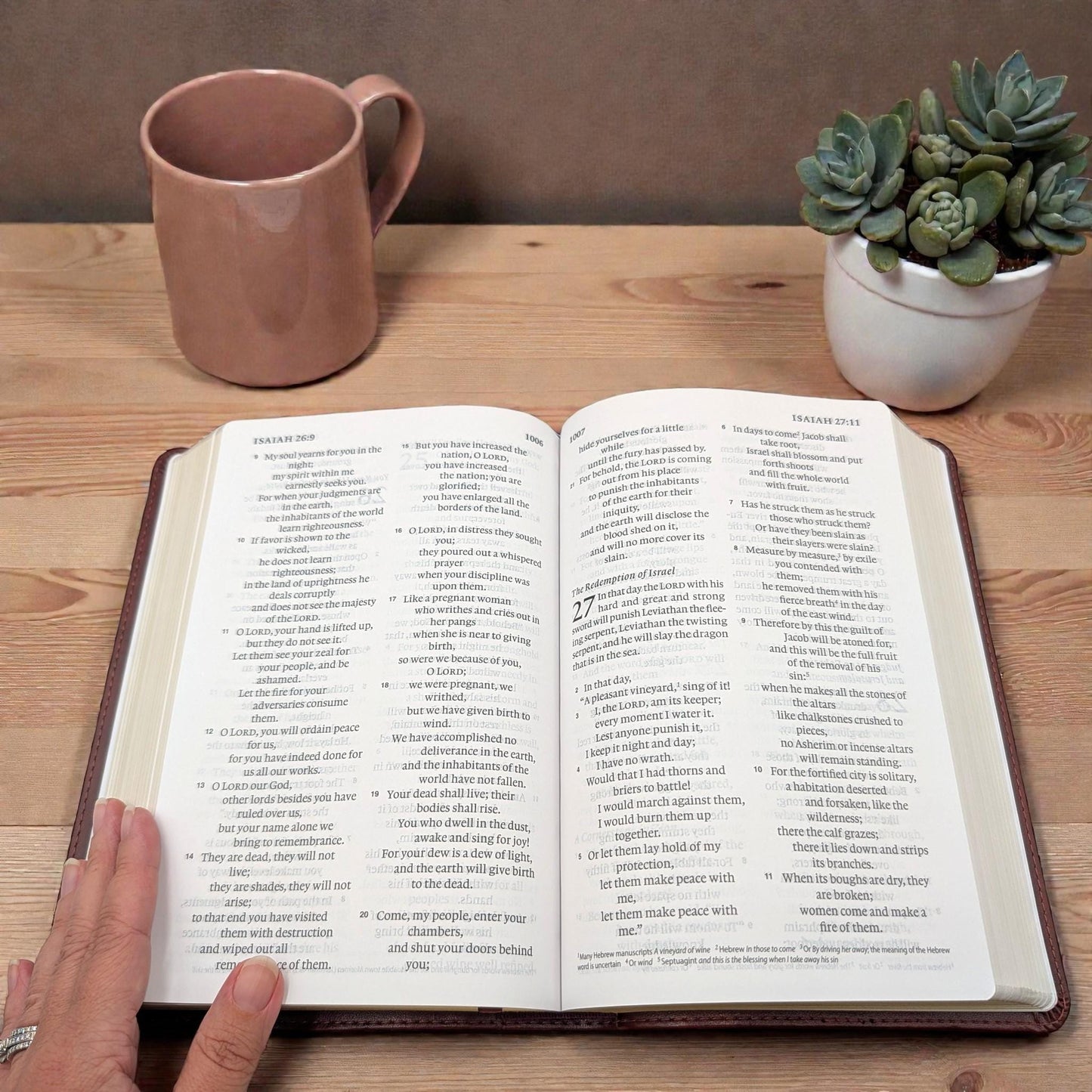 Personalized ESV Bible Large Print: Engraved Lion, Custom Name, Red Letter