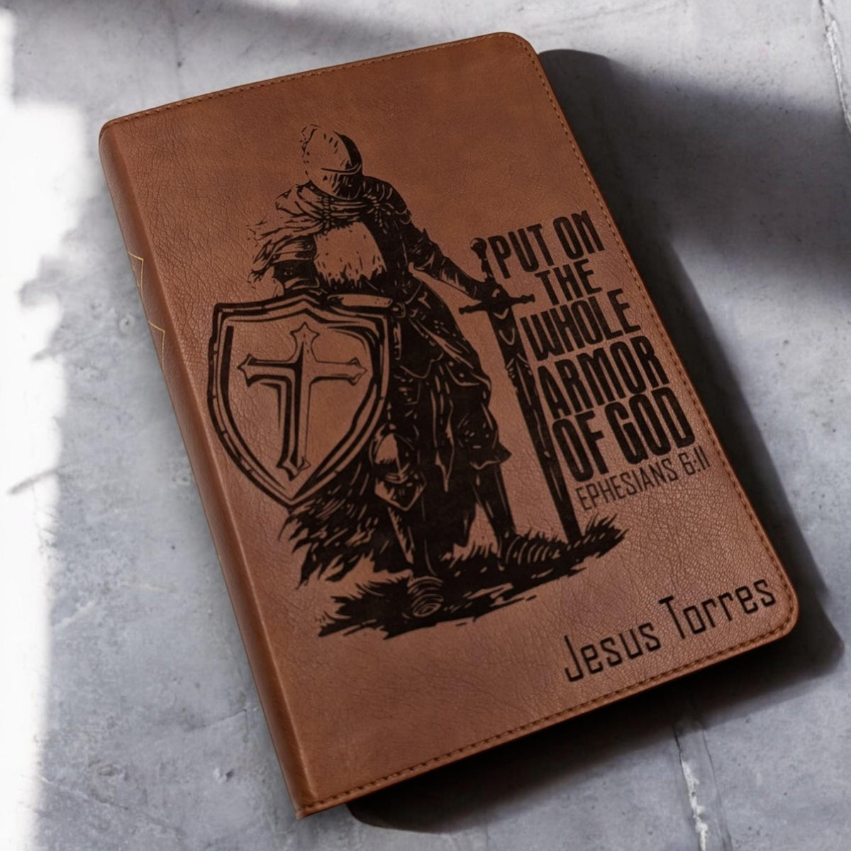 Personalized ESV Spanish English Parallel Bible: Engraved Armor of God, Reina-Valera Translation