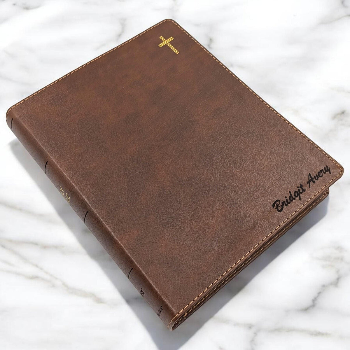 Personalized NIV Journal Bible: Engraved with Name Only, Lined Wide Margins