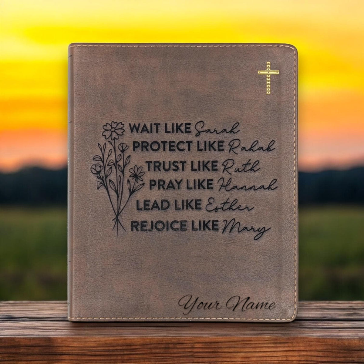 Personalized NIV Journal Bible: Engraved Inspirational Women of the Bible, Lined Wide Margins