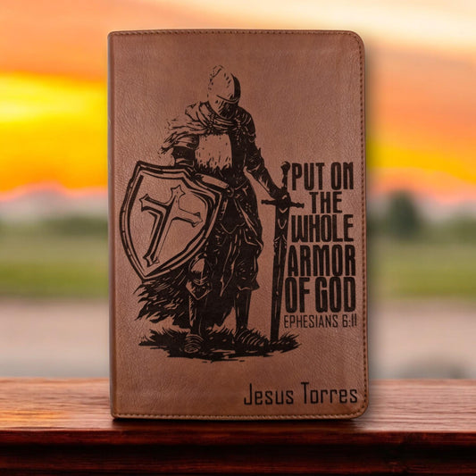 Personalized ESV Spanish English Parallel Bible: Engraved Armor of God, Reina-Valera Translation