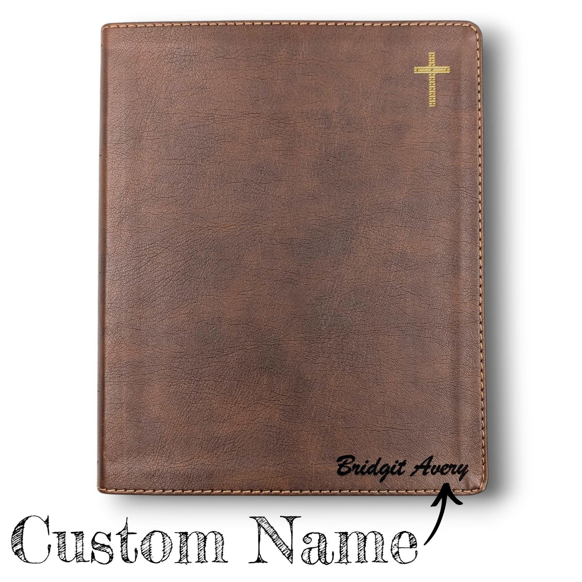 Personalized NIV Journal Bible: Engraved with Name Only, Lined Wide Margins