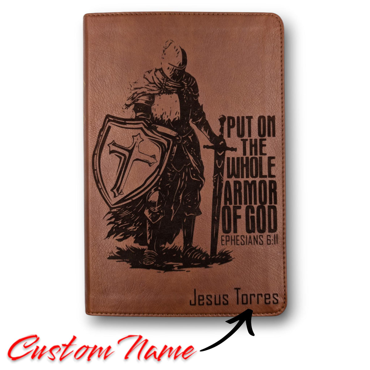 Personalized ESV Spanish English Parallel Bible: Engraved Armor of God, Reina-Valera Translation