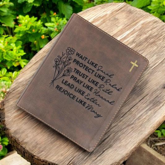 Personalized NIV Journal Bible: Engraved Inspirational Women of the Bible, Lined Wide Margins