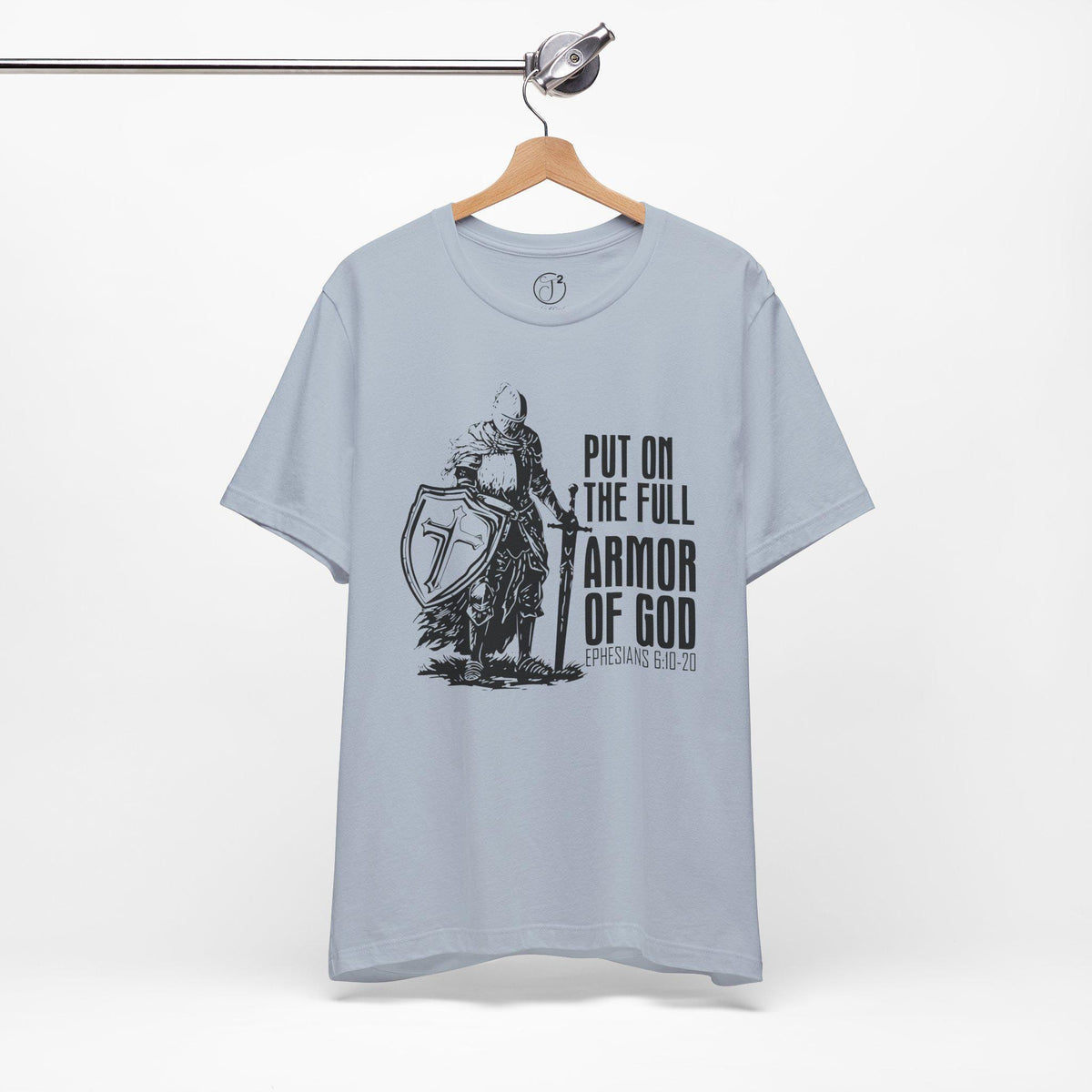Armor of God T-Shirt: Christian Knight, Bible Verse Tee